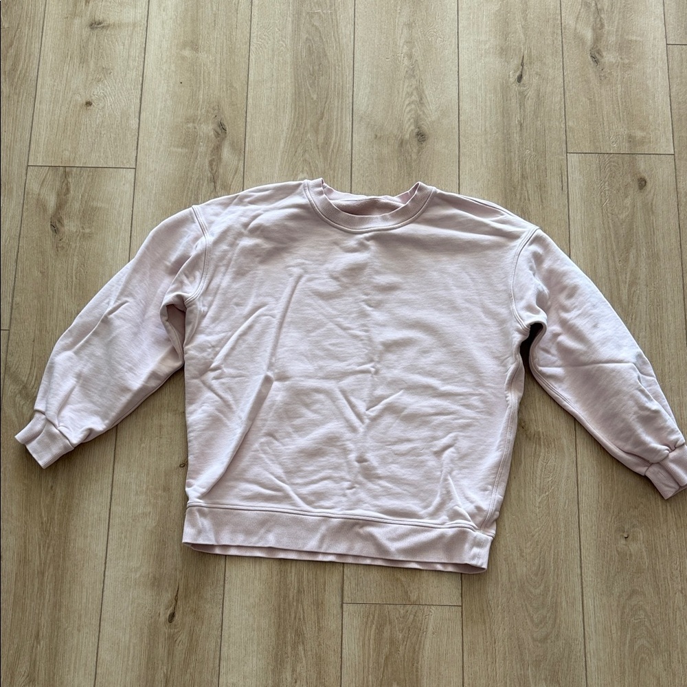 lululemon athletica Pale Pink Logo Sweatshirt